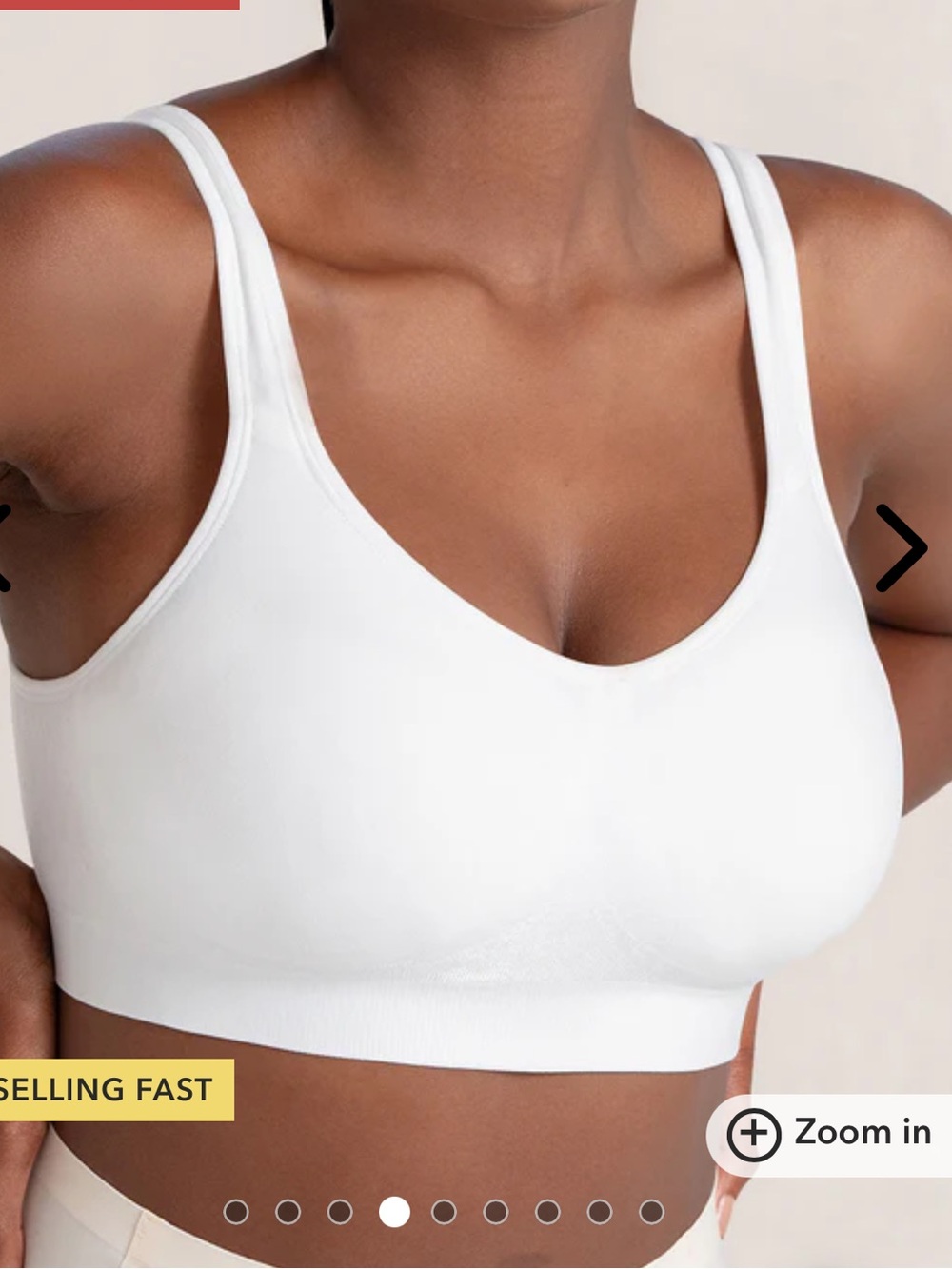 NWT Shapermint Essentials Empower Contour Wireless Bra (White 4XL)